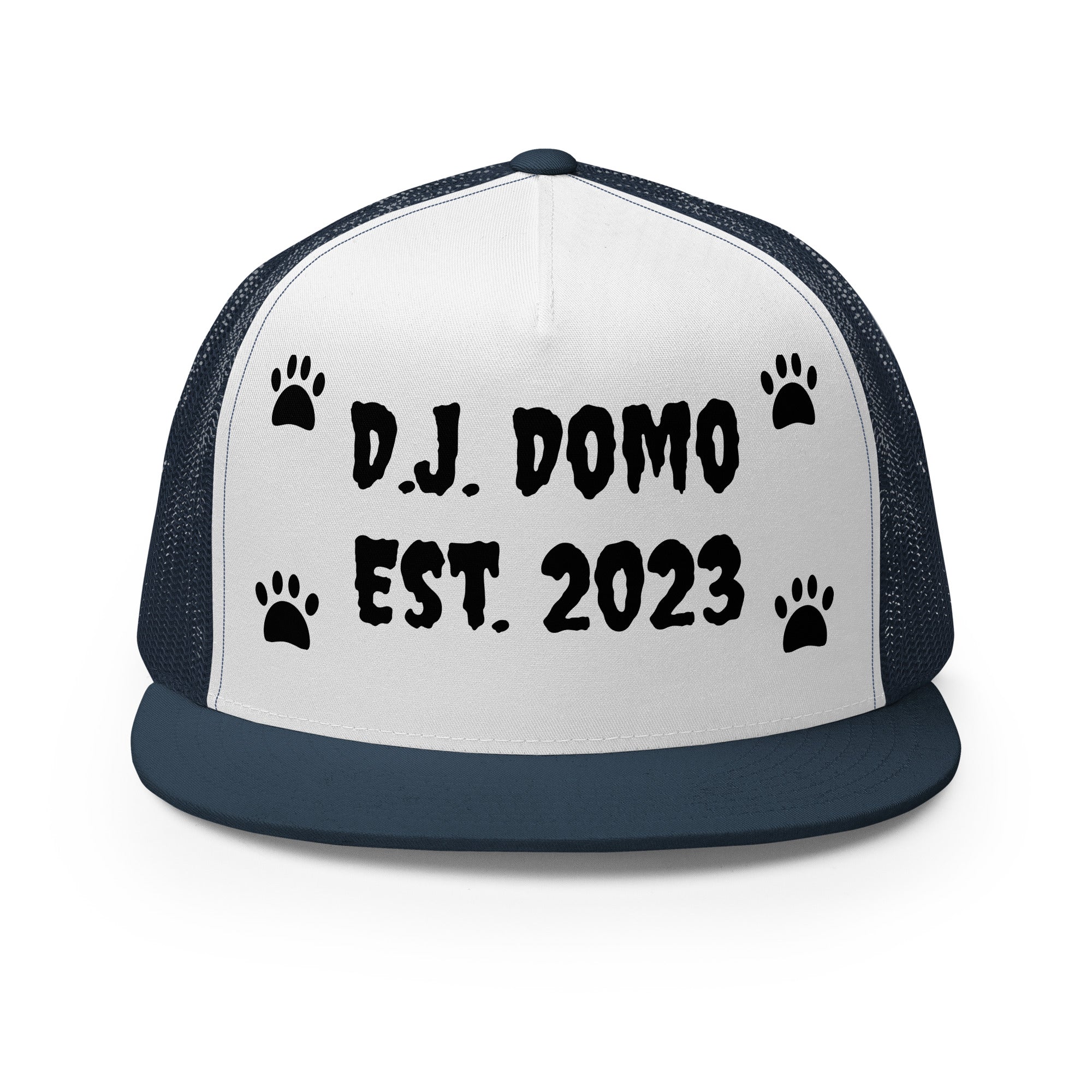 "Dog Paws" Trucker Cap Multi Color/Black