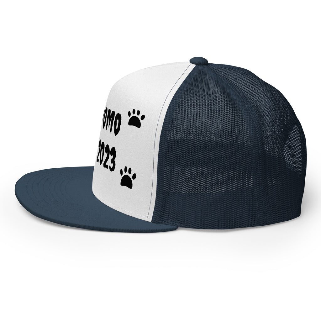 "Dog Paws" Trucker Cap Multi Color/Black
