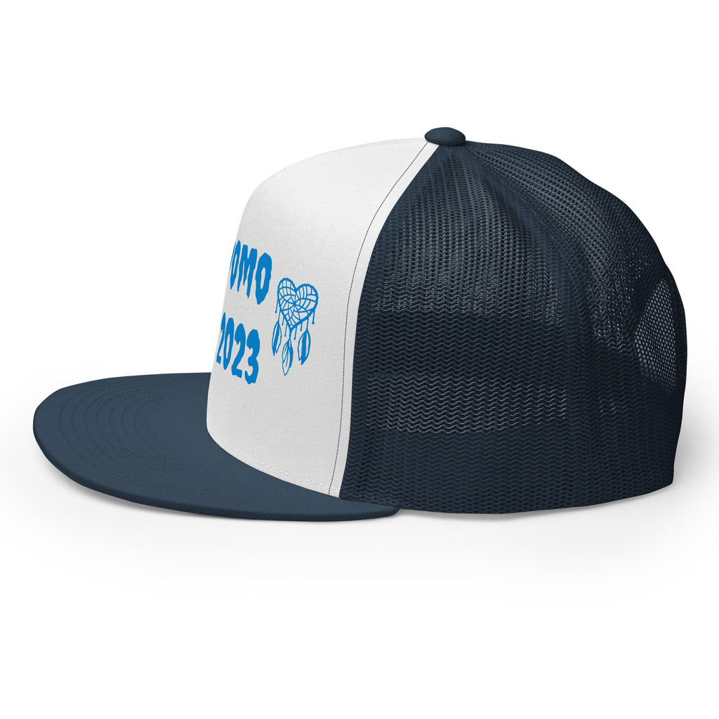 "Heart Catchers" Trucker Cap Multi Color/Light Blue