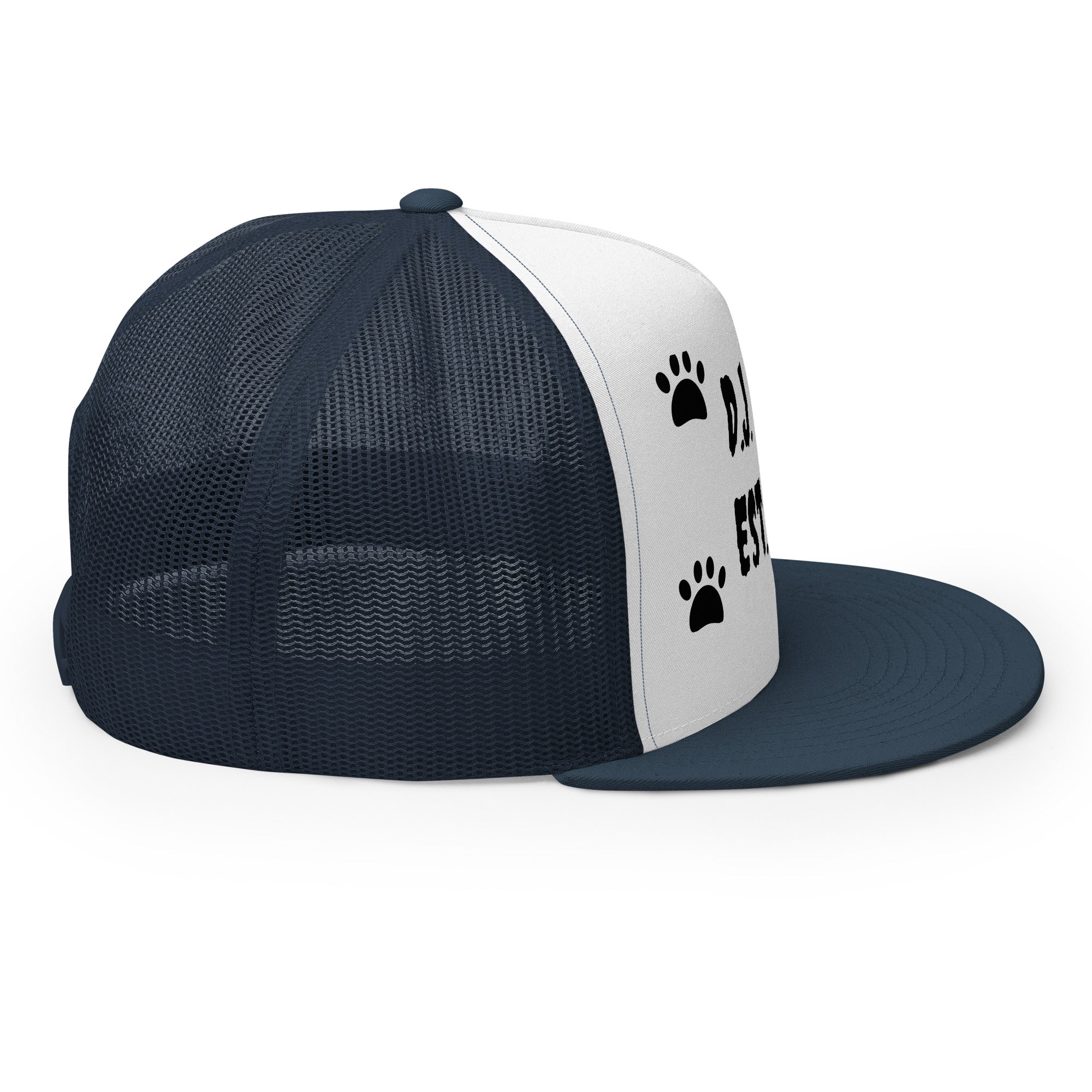 "Dog Paws" Trucker Cap Multi Color/Black