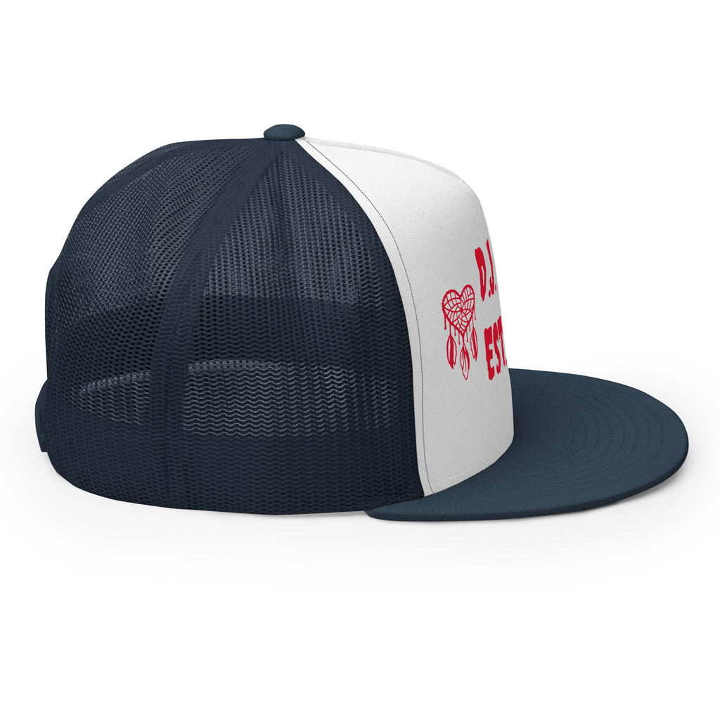 "Heart Catchers" Trucker Cap Multi Color/Red