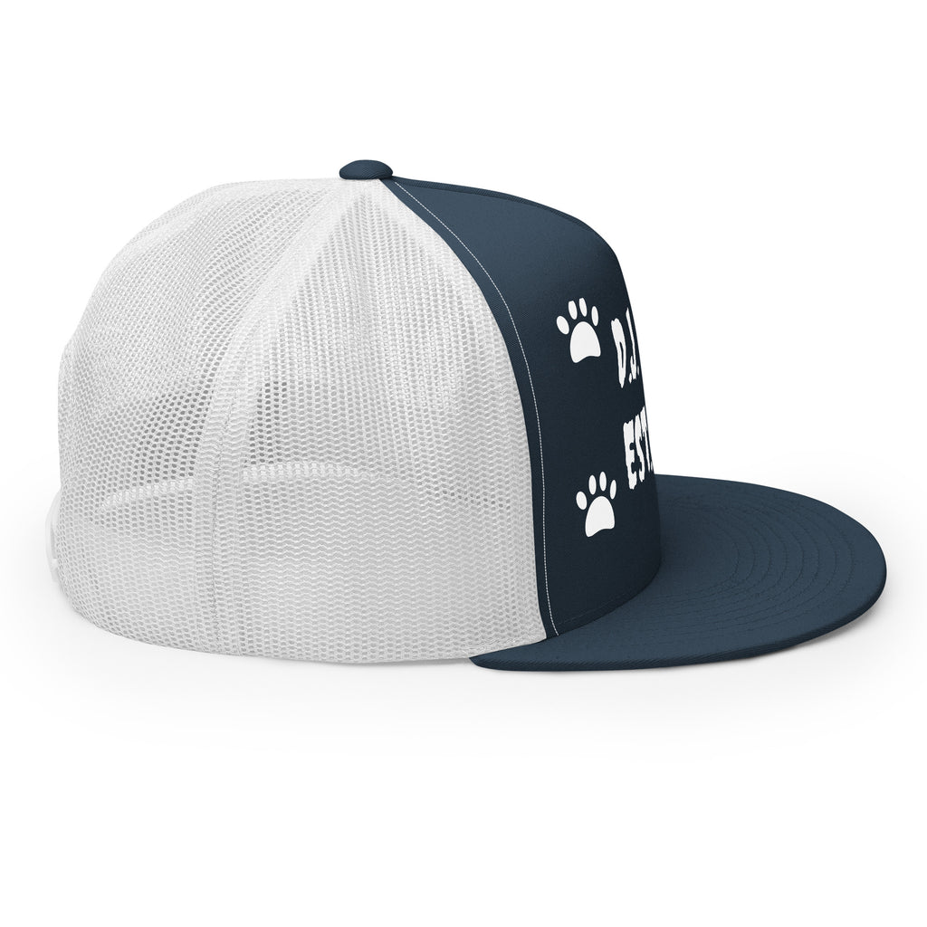 "Dog Paws" Trucker Cap Multi Color/White