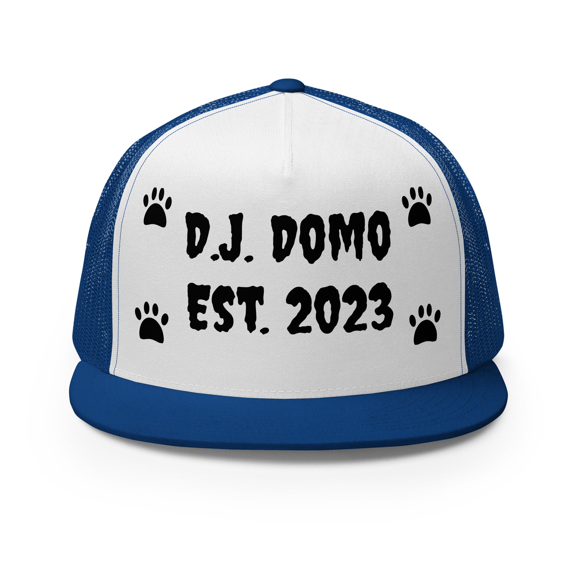 "Dog Paws" Trucker Cap Multi Color/Black