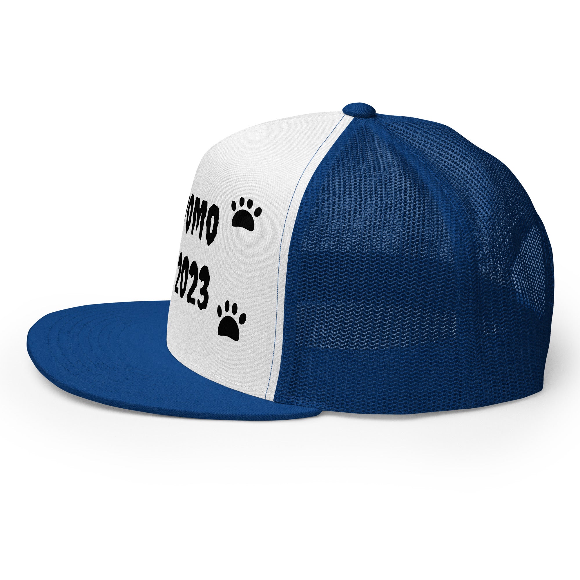 "Dog Paws" Trucker Cap Multi Color/Black