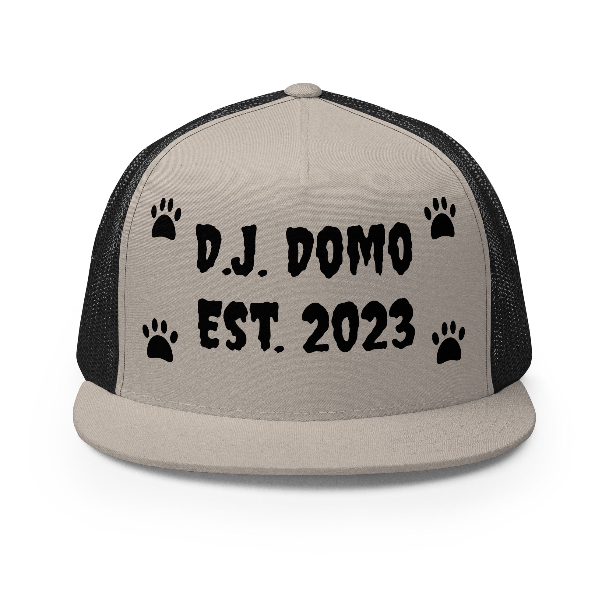 "Dog Paws" Trucker Cap Multi Color/Black