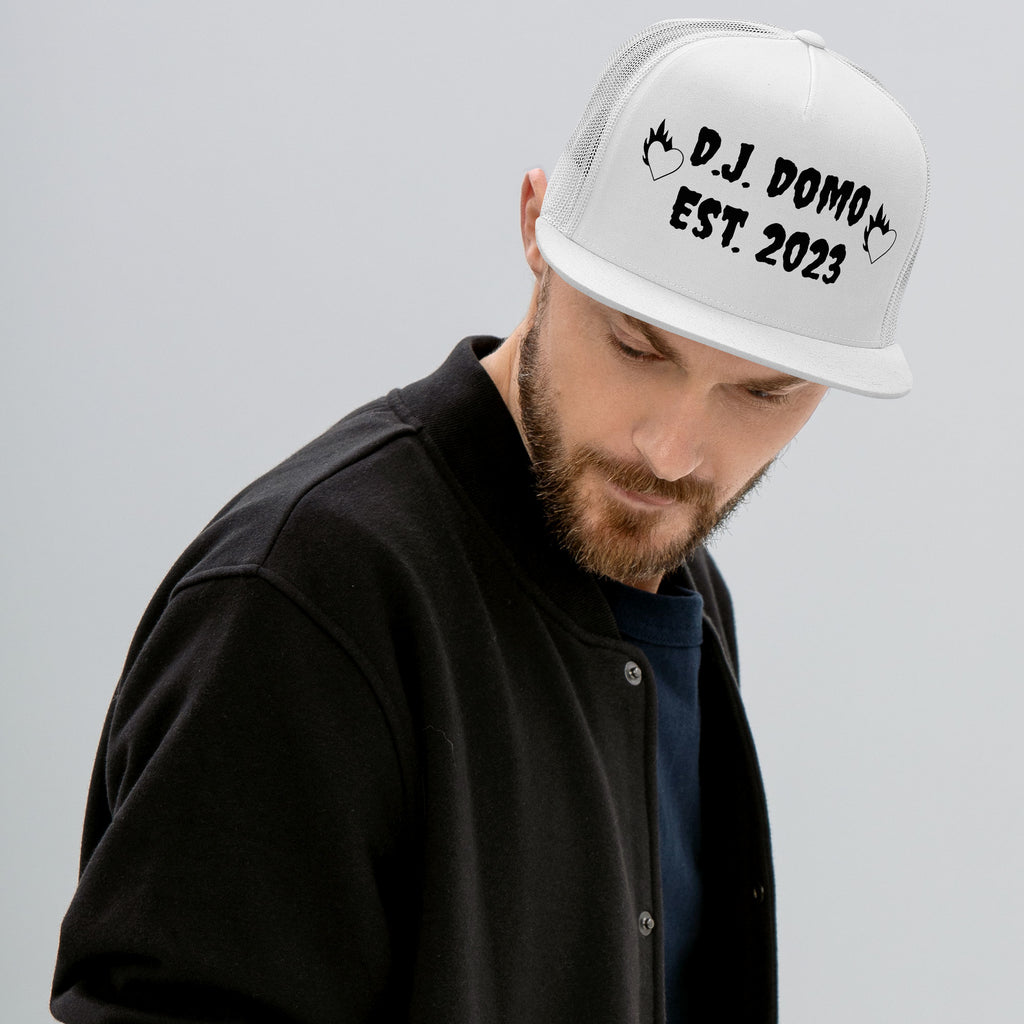 "Fire Hearts" Trucker Cap Multi Color/Black