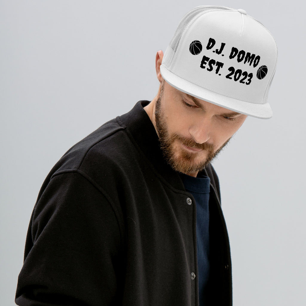 "Basketball" Trucker Cap Multi Color/Black