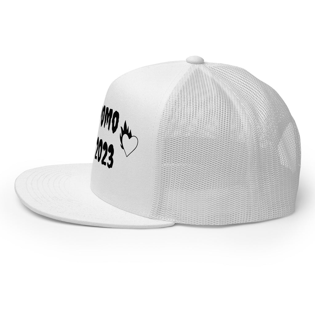 "Fire Hearts" Trucker Cap Multi Color/Black
