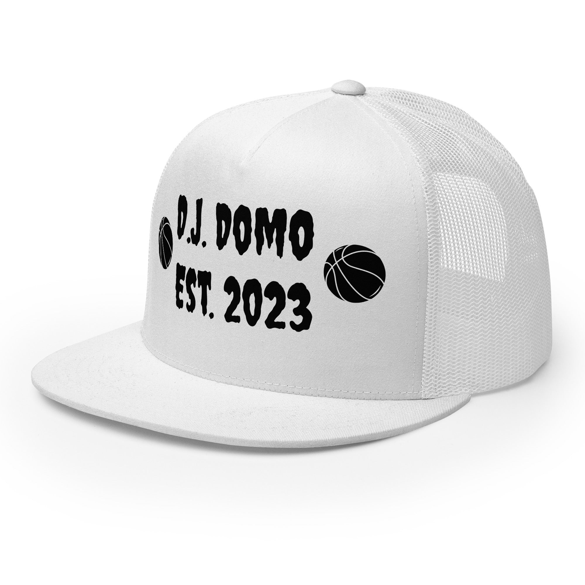 "Basketball" Trucker Cap Multi Color/Black