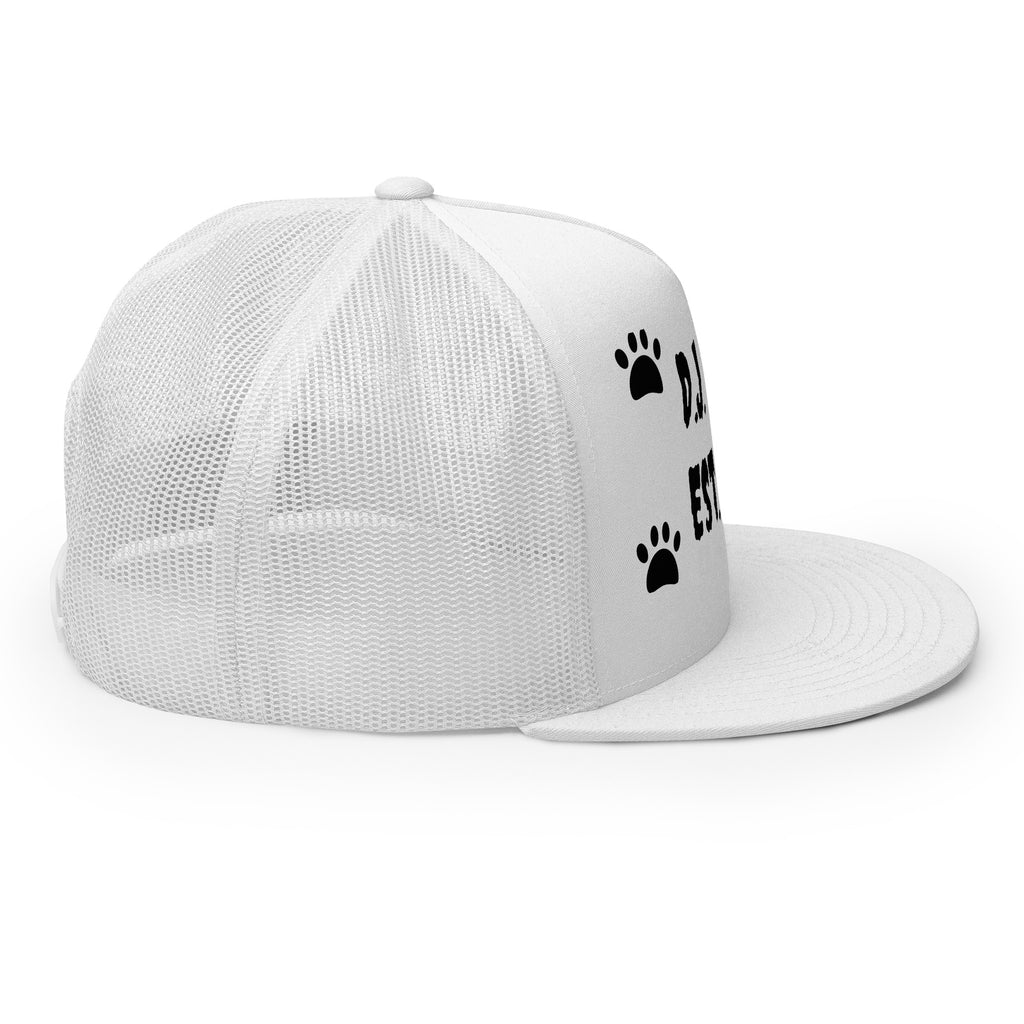 "Dog Paws" Trucker Cap Multi Color/Black