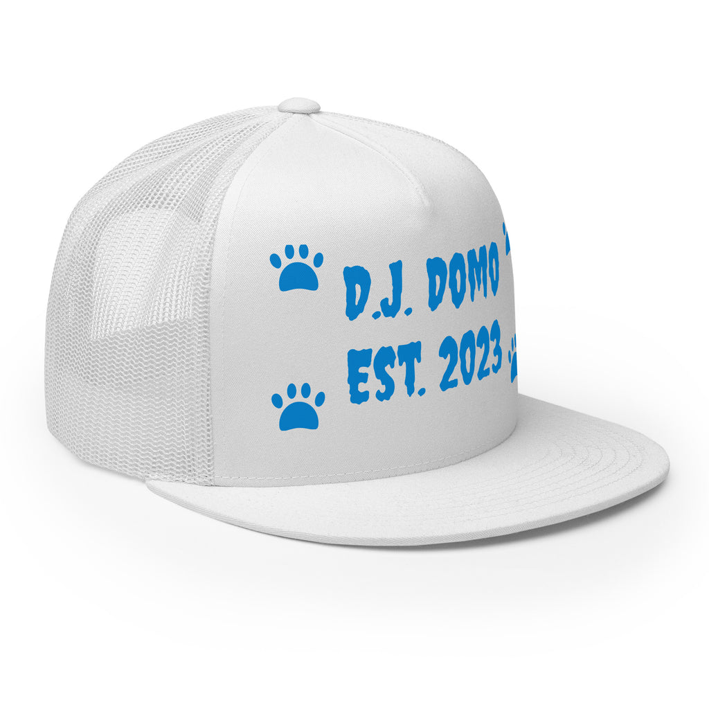 "Dog Paws" Trucker Cap Multi Color/Light Blue
