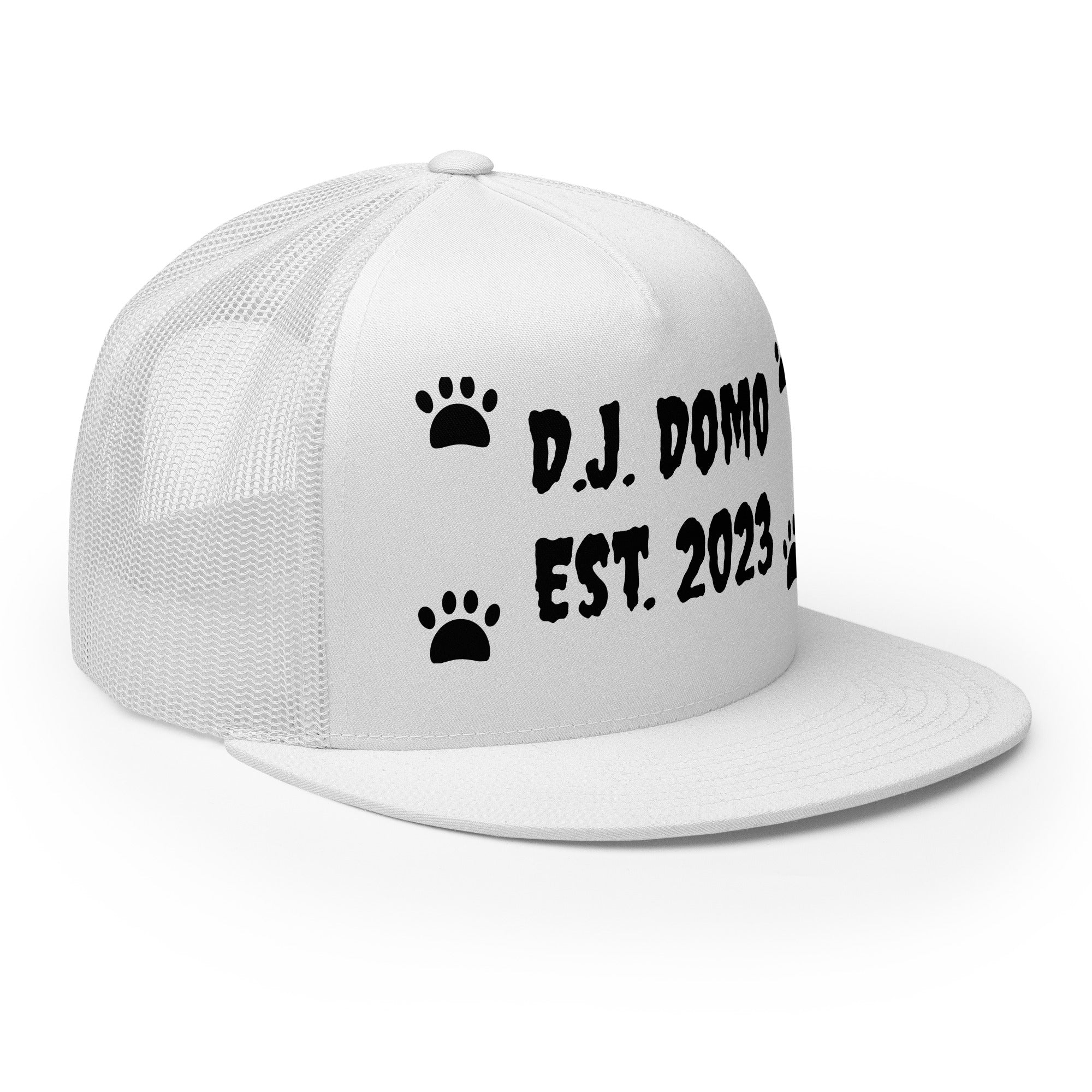 "Dog Paws" Trucker Cap Multi Color/Black
