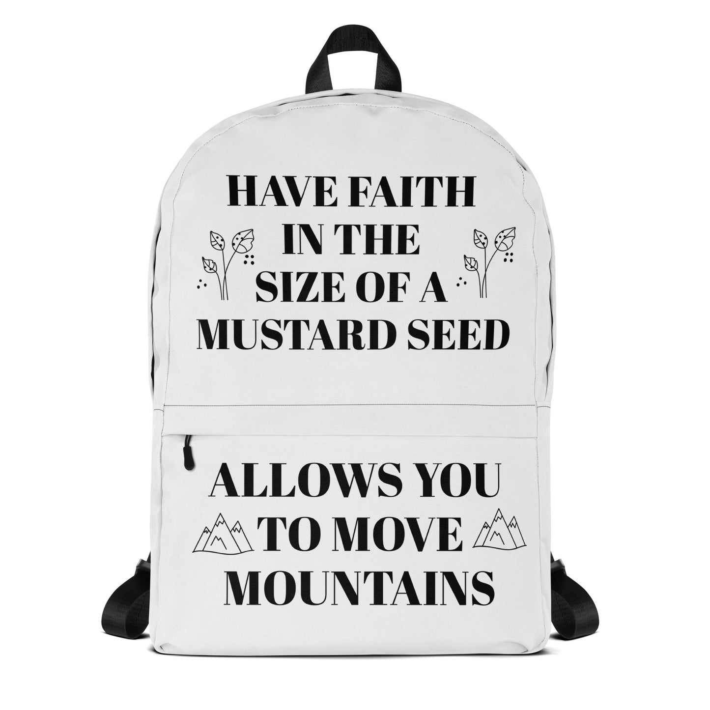 D.J. Domo DQOI Pt 1 "FAITH" Backpack White/Black