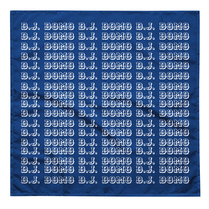 D.J. Domo Bandana Blue/White