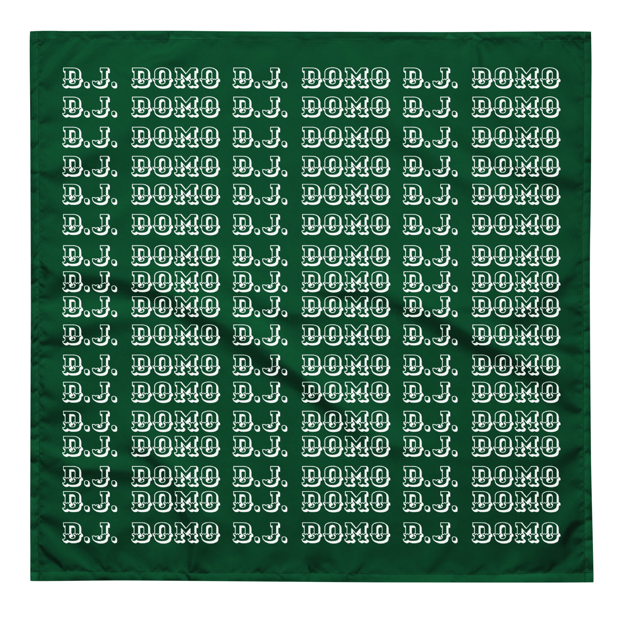 D.J. Domo Bandana Green/White