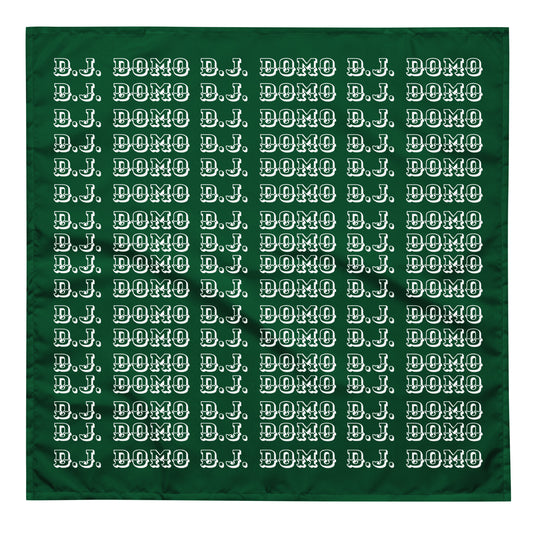 D.J. Domo Bandana Green/White