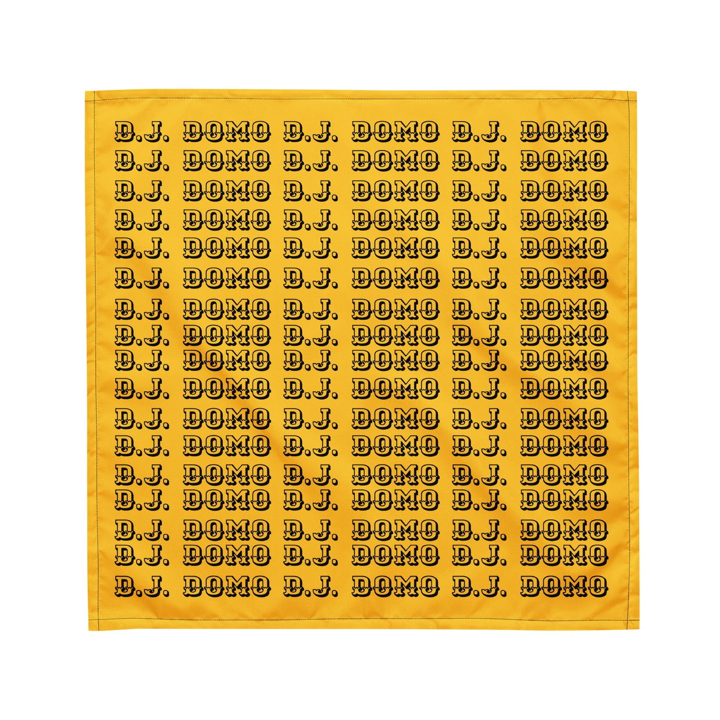 D.J. Domo Bandana Gold/Black