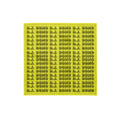 D.J. Domo Bandana Yellow/Black