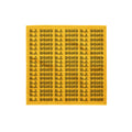 D.J. Domo Bandana Gold/Black