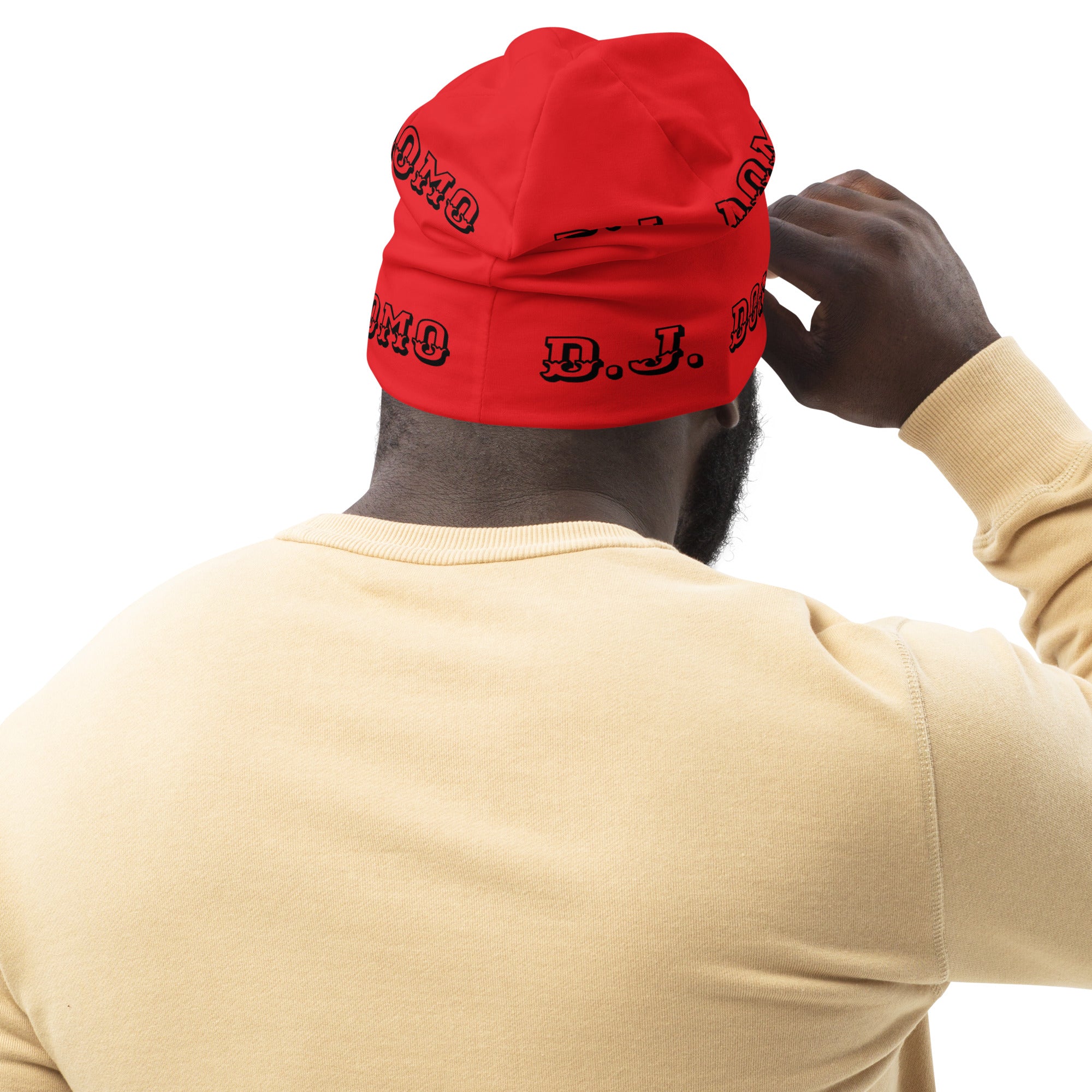 "PIE" Beanie Red/Black