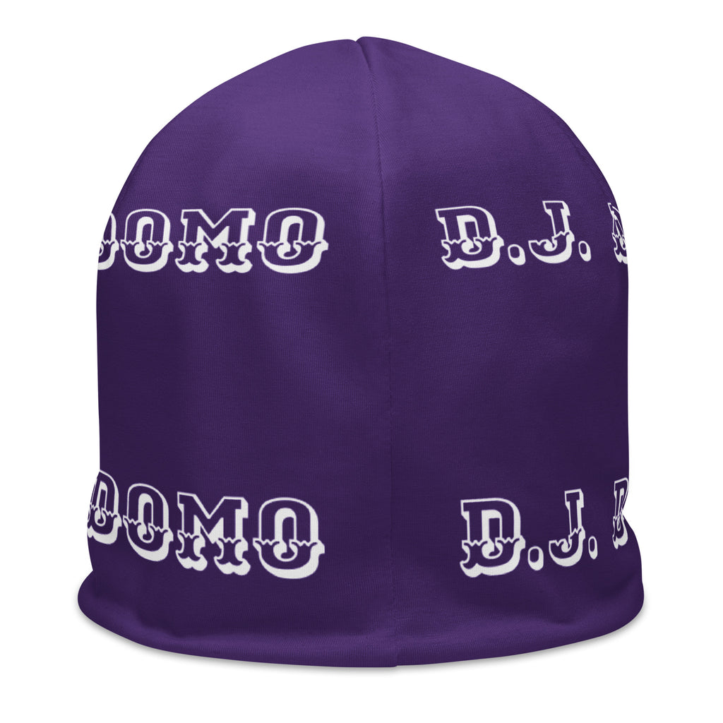 "PIE" Beanie Purple/White