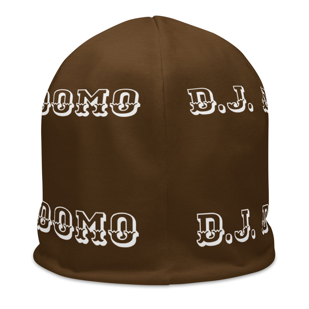 "LOYAL" Beanie Brown/White