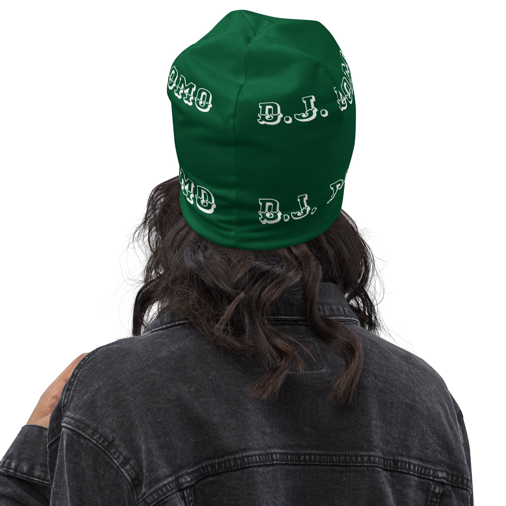"LOYAL" Beanie Green/White
