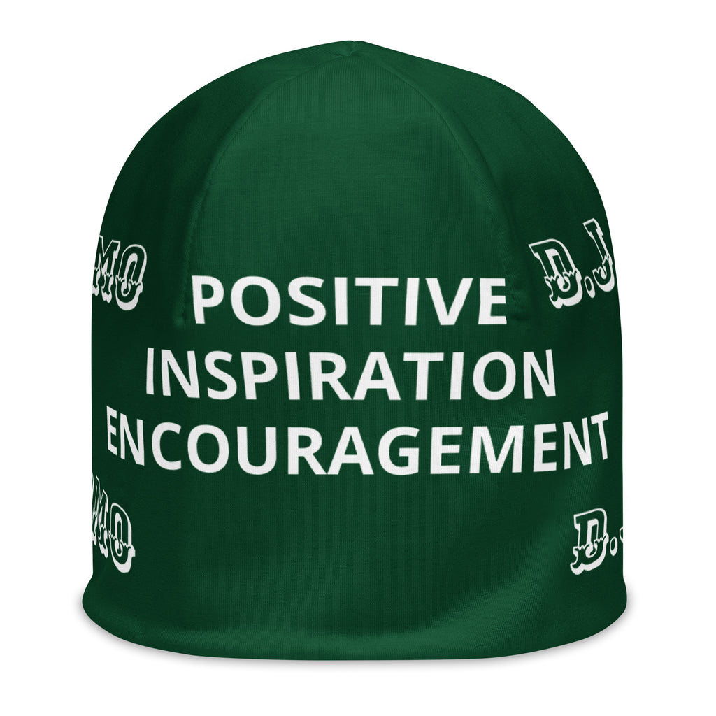 "PIE" Beanie Green/White