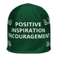 "PIE" Beanie Green/White