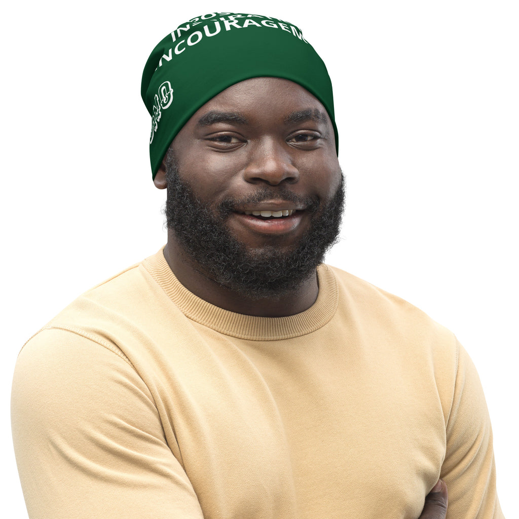 "PIE" Beanie Green/White