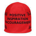 "PIE" Beanie Red/Black