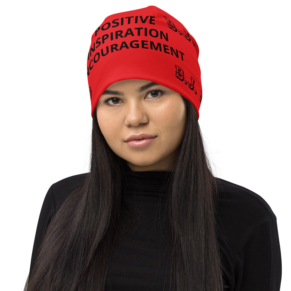 "PIE" Beanie Red/Black