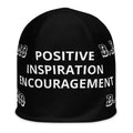 "PIE" Beanie Black/White