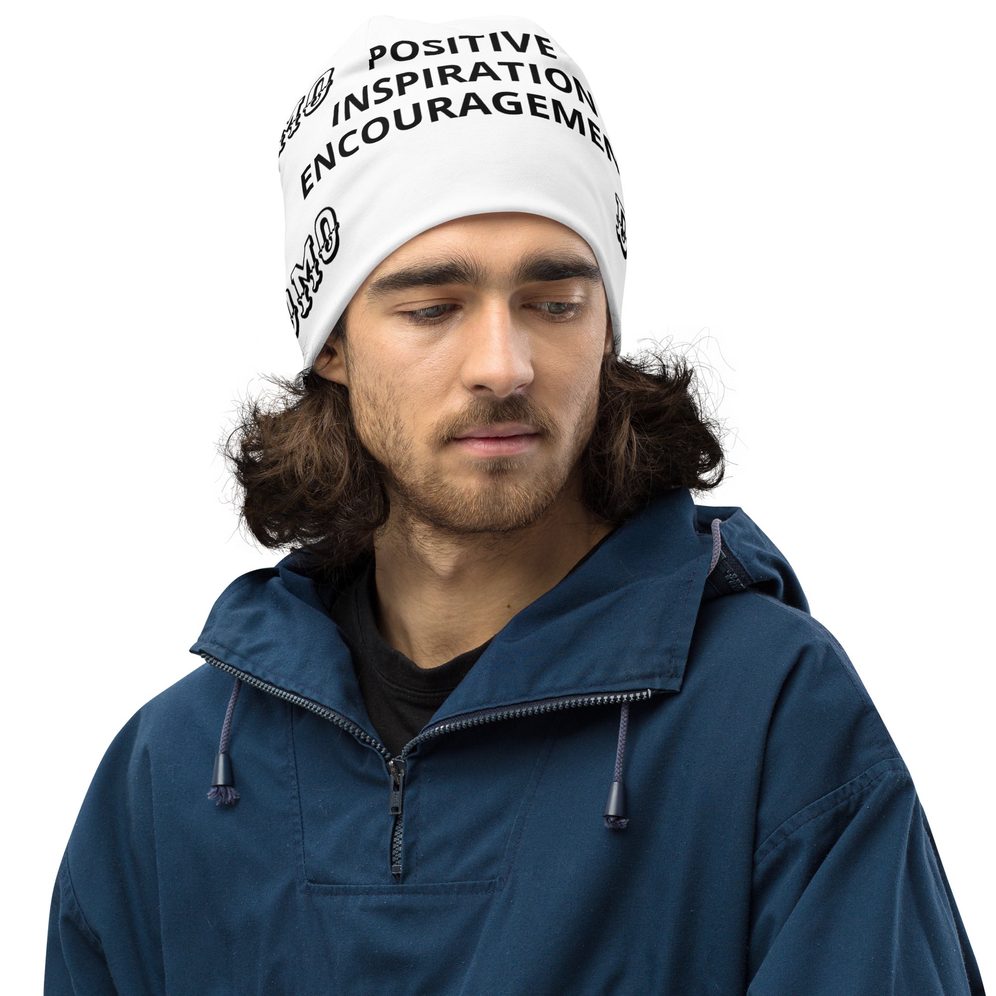 "PIE" Beanie White/Black
