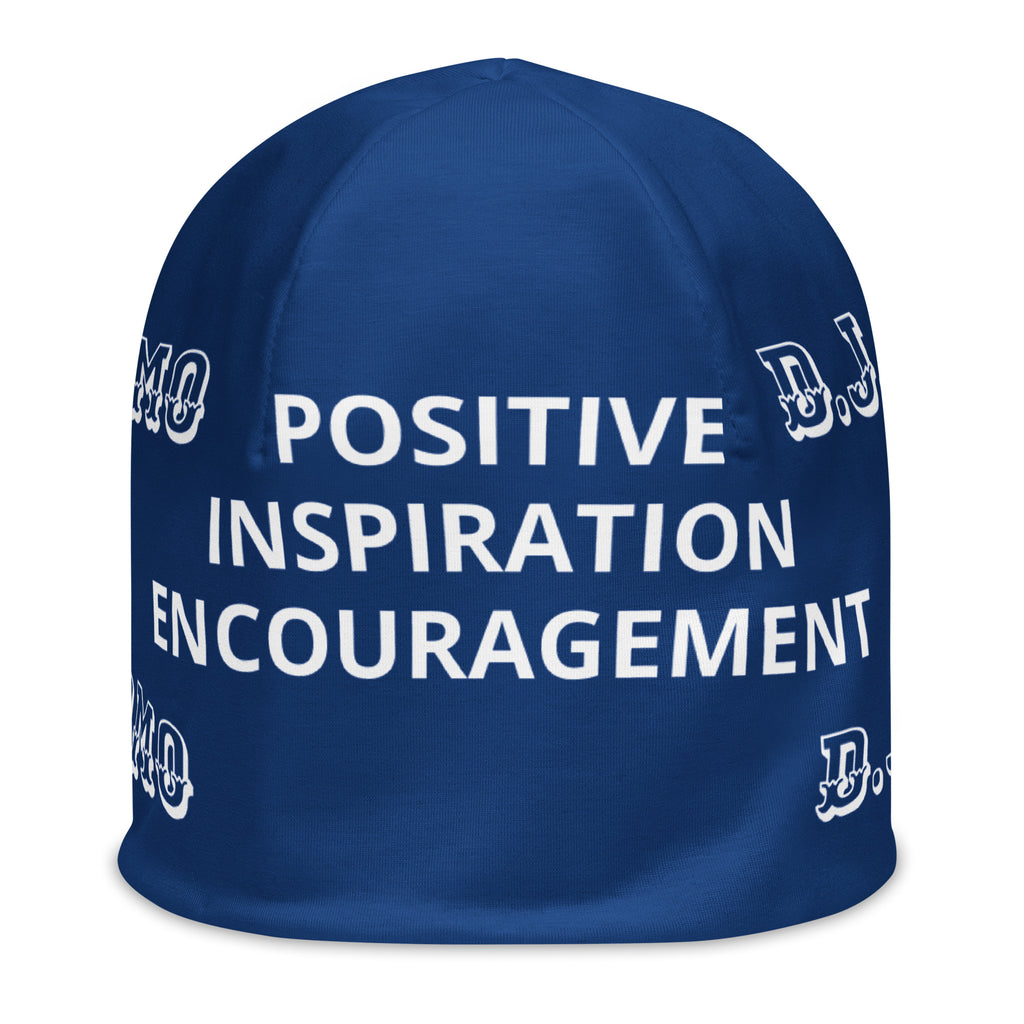 "PIE" Beanie Dark Blue/White