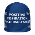 "PIE" Beanie Dark Blue/White