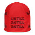 "LOYAL" Beanie Red/Black