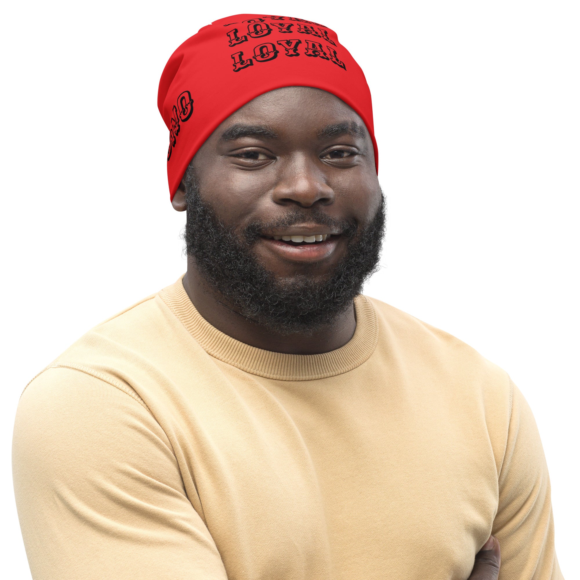 "LOYAL" Beanie Red/Black