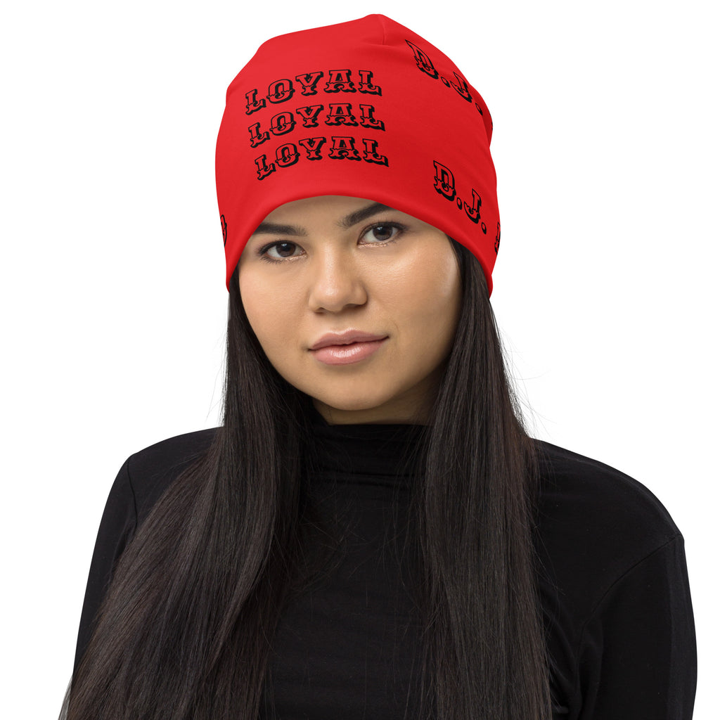 "LOYAL" Beanie Red/Black