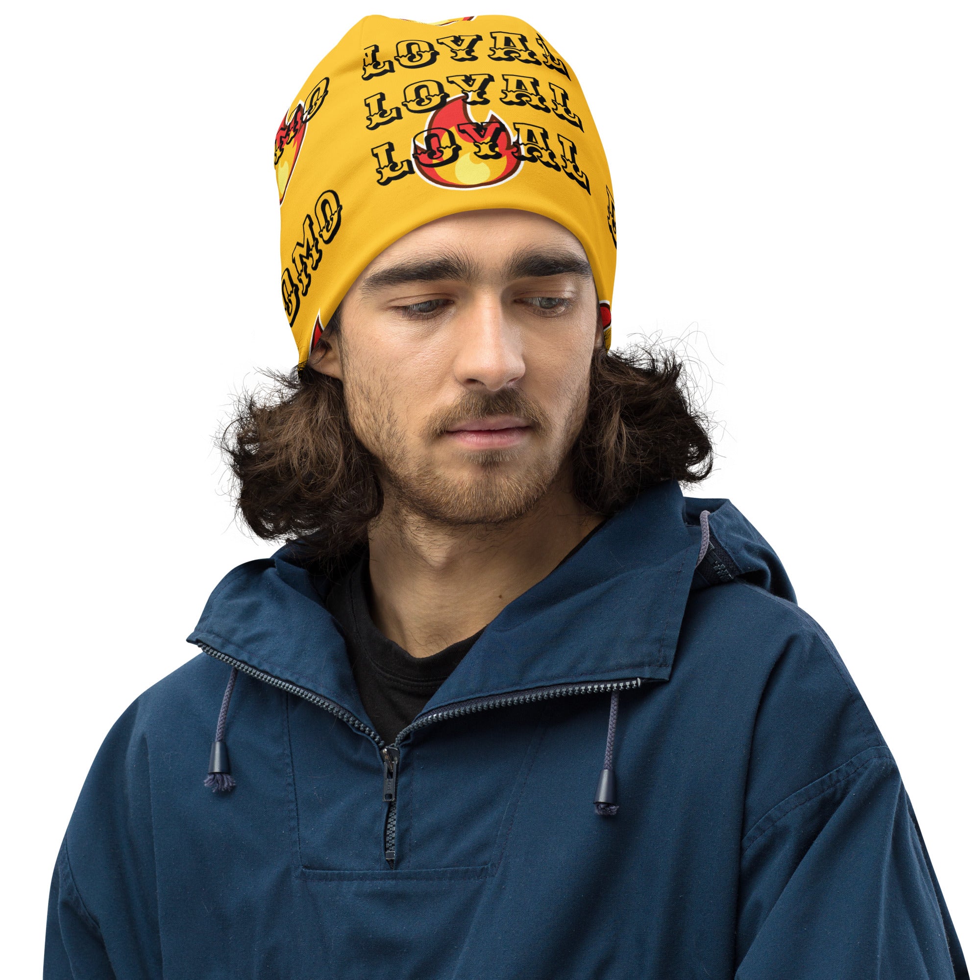"LOYAL" Beanie Fire Design