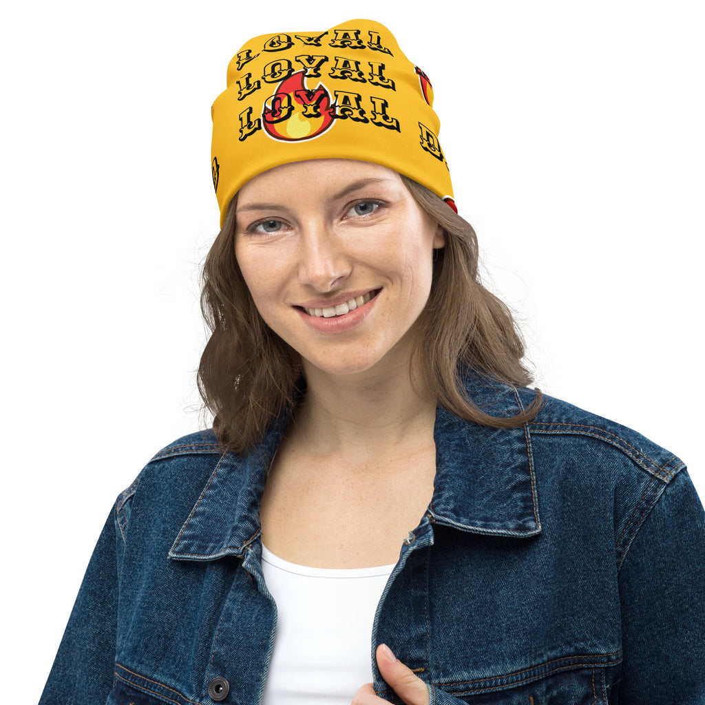 "LOYAL" Beanie Fire Design