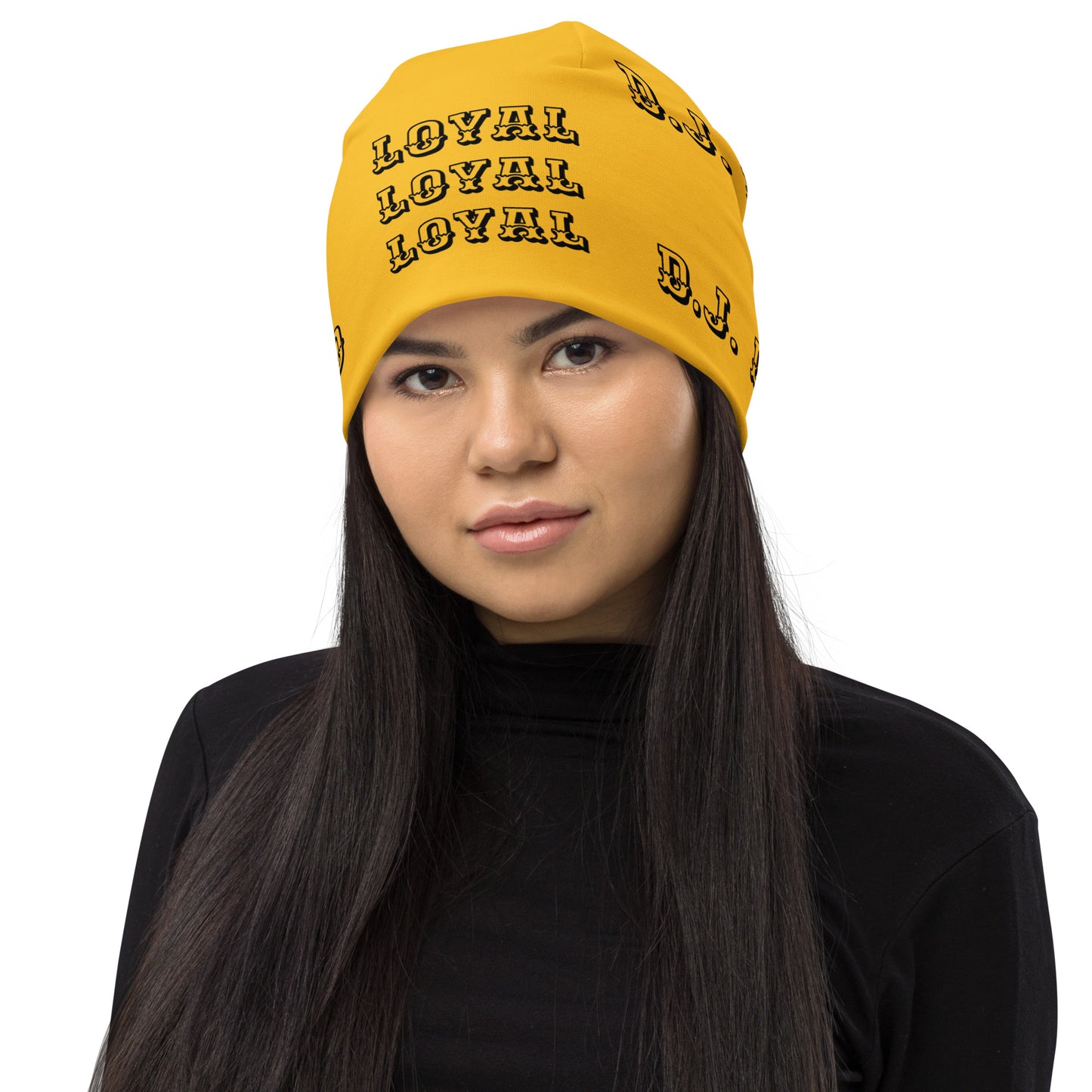 D.J. Domo "LOYAL" Beanie Gold/Black