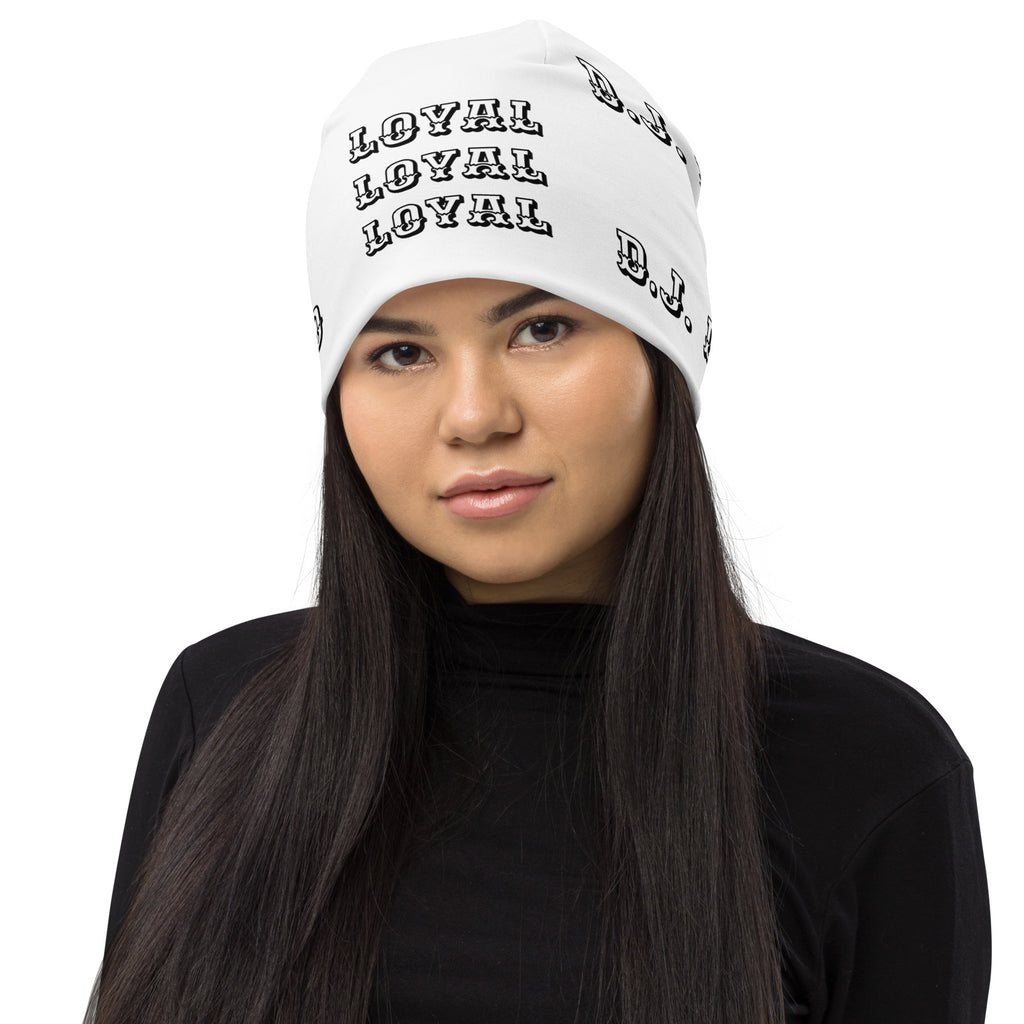 "LOYAL" Beanie White/Black