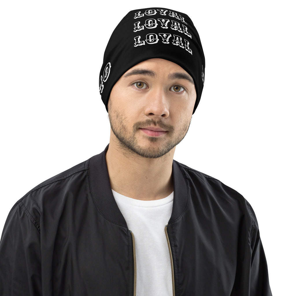 "LOYAL" Beanie Black/White