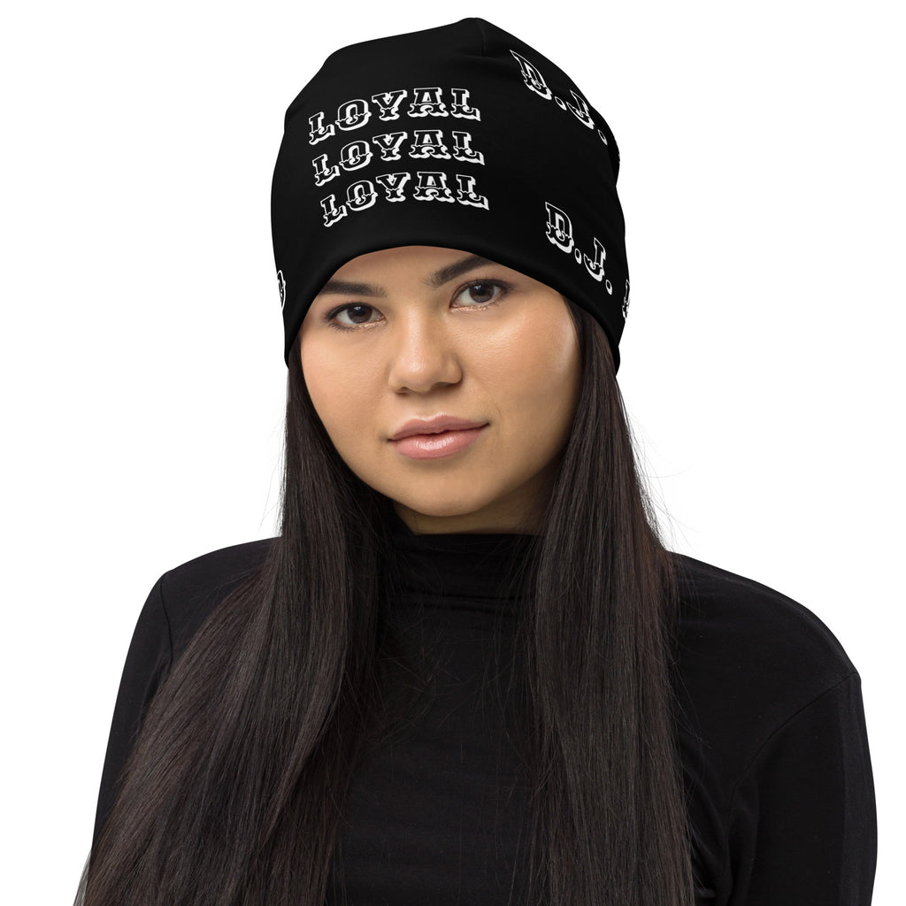 "LOYAL" Beanie Black/White