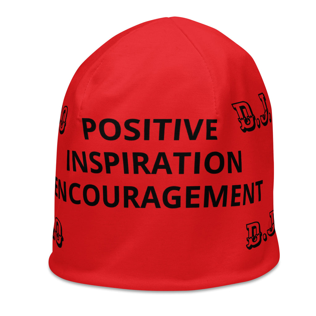 "PIE" Beanie Red/Black