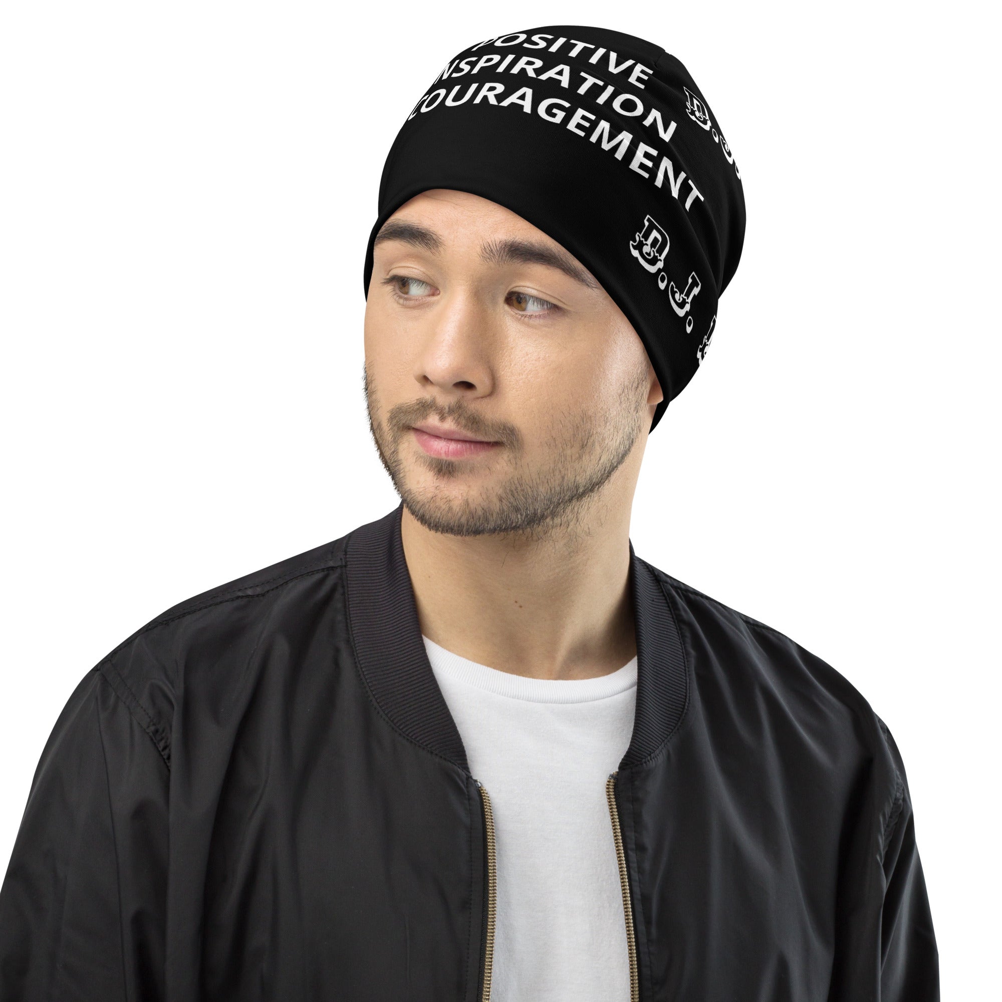 "PIE" Beanie Black/White