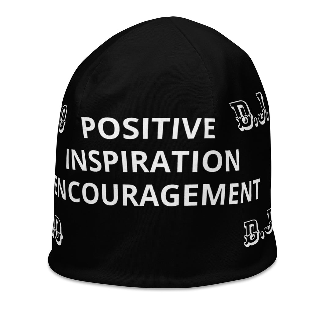 "PIE" Beanie Black/White