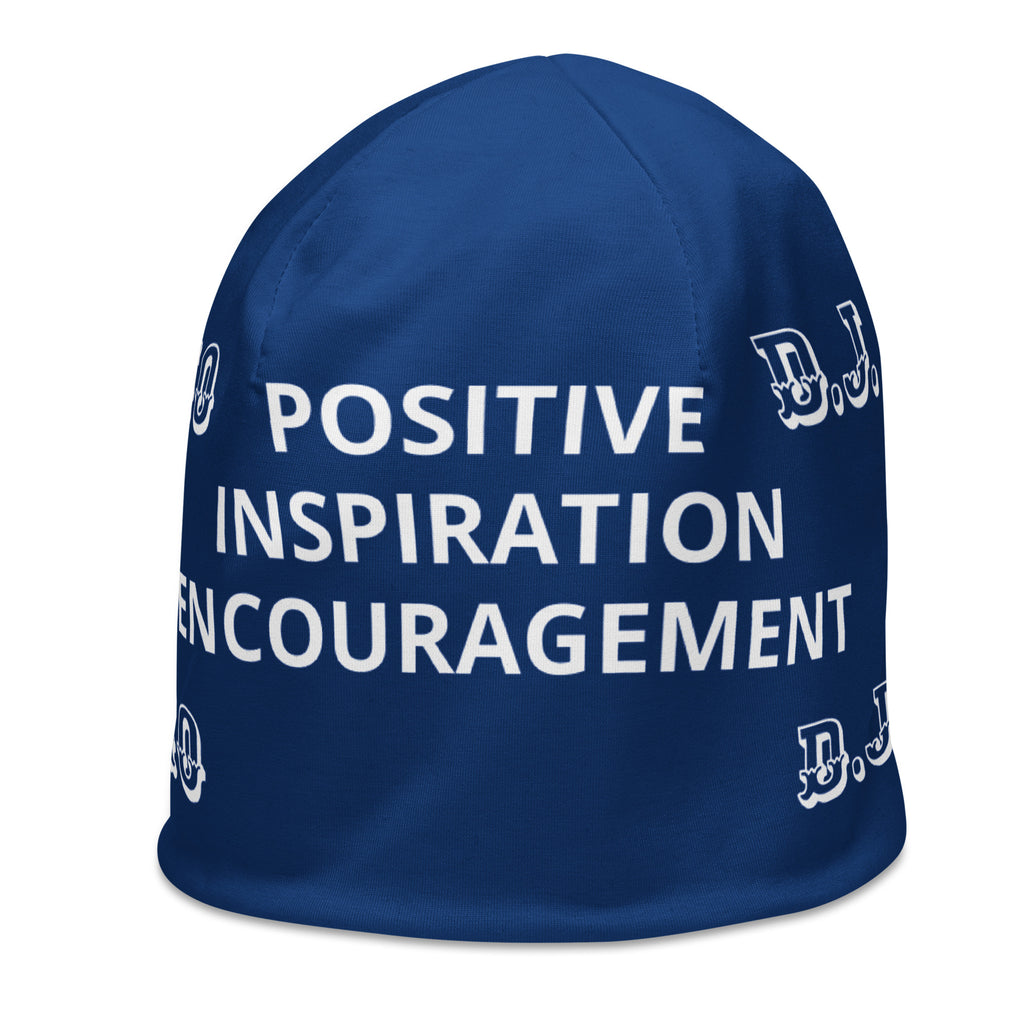 "PIE" Beanie Dark Blue/White