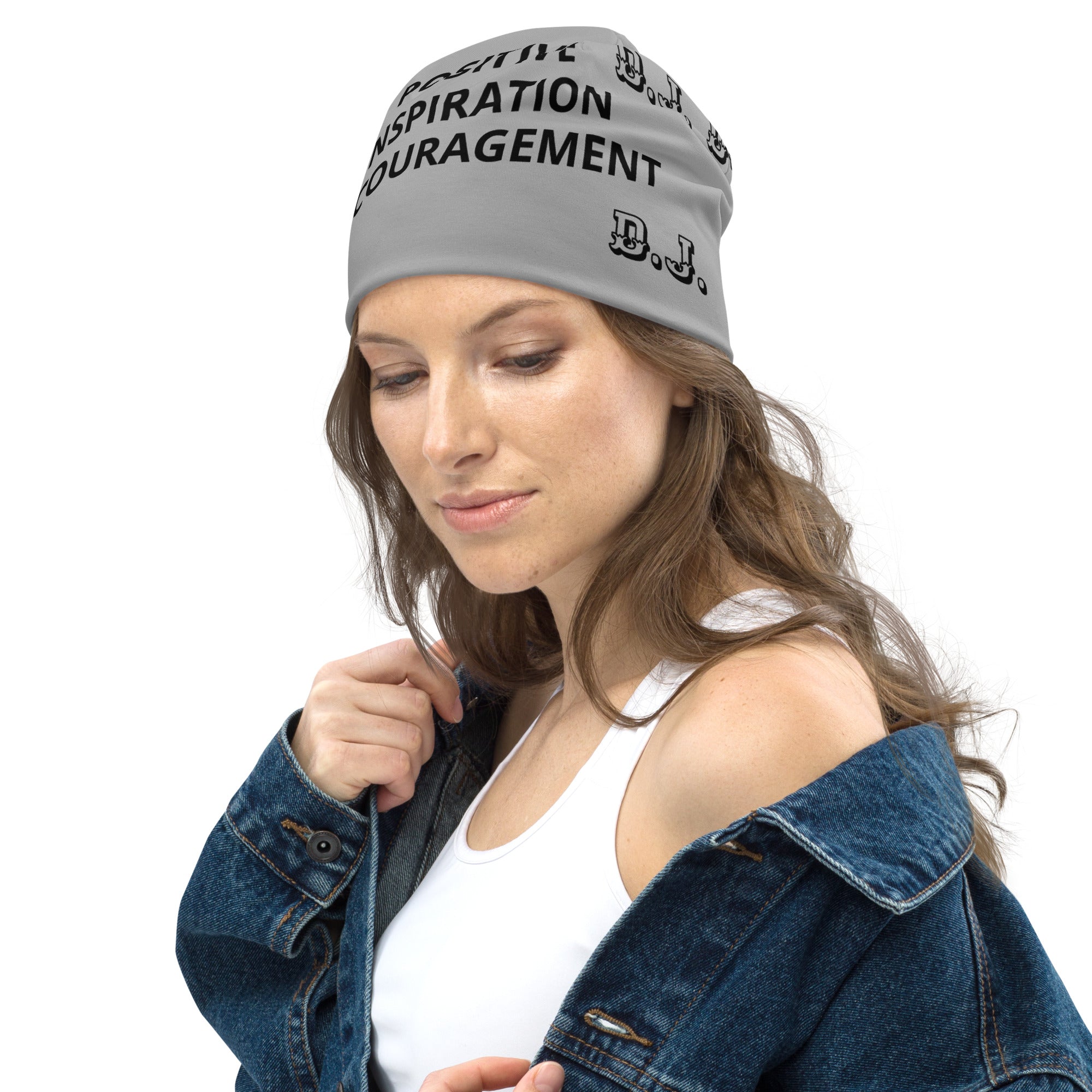 "PIE" Beanie Gray/Black